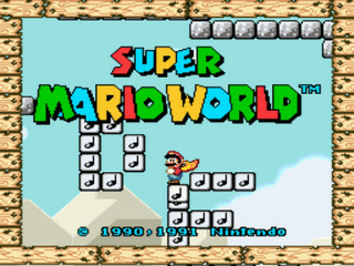 Super Mario World Hack by ahken & 777 Title Screen
